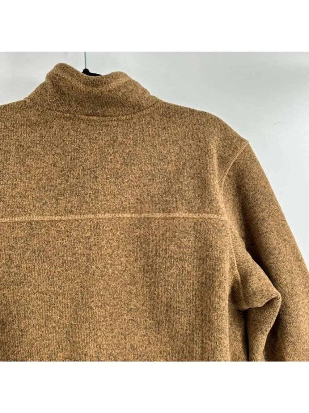 The North Face Gordon Lyons Jacket Men's Small Brown Fleece 1/2 Zip Pullover
